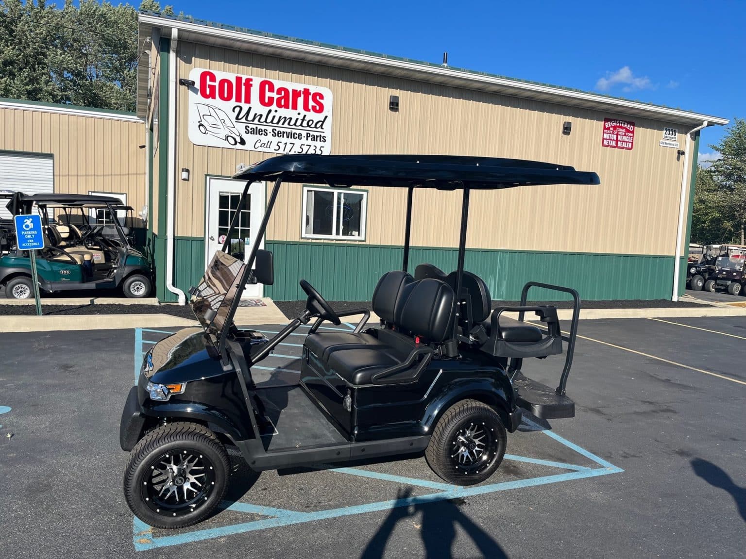 2022 STAR EV Capella Black Electric Golf Cart Golf Carts Unlimited